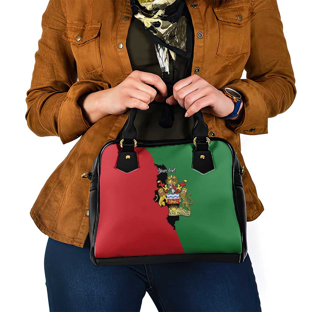 Malawi Flag Map Shoulder Handbag Simple Malawi Emblem Coat of Arms - Wonder Print Shop