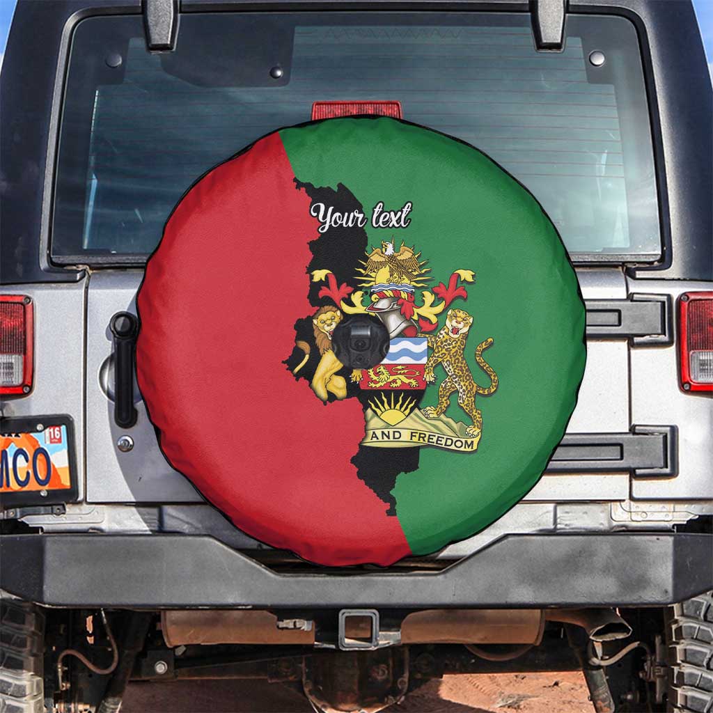 Malawi Flag Map Spare Tire Cover Simple Malawi Emblem Coat of Arms - Wonder Print Shop