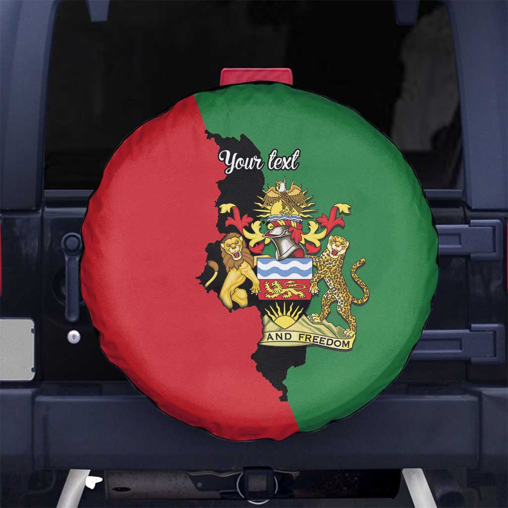 Malawi Flag Map Spare Tire Cover Simple Malawi Emblem Coat of Arms - Wonder Print Shop