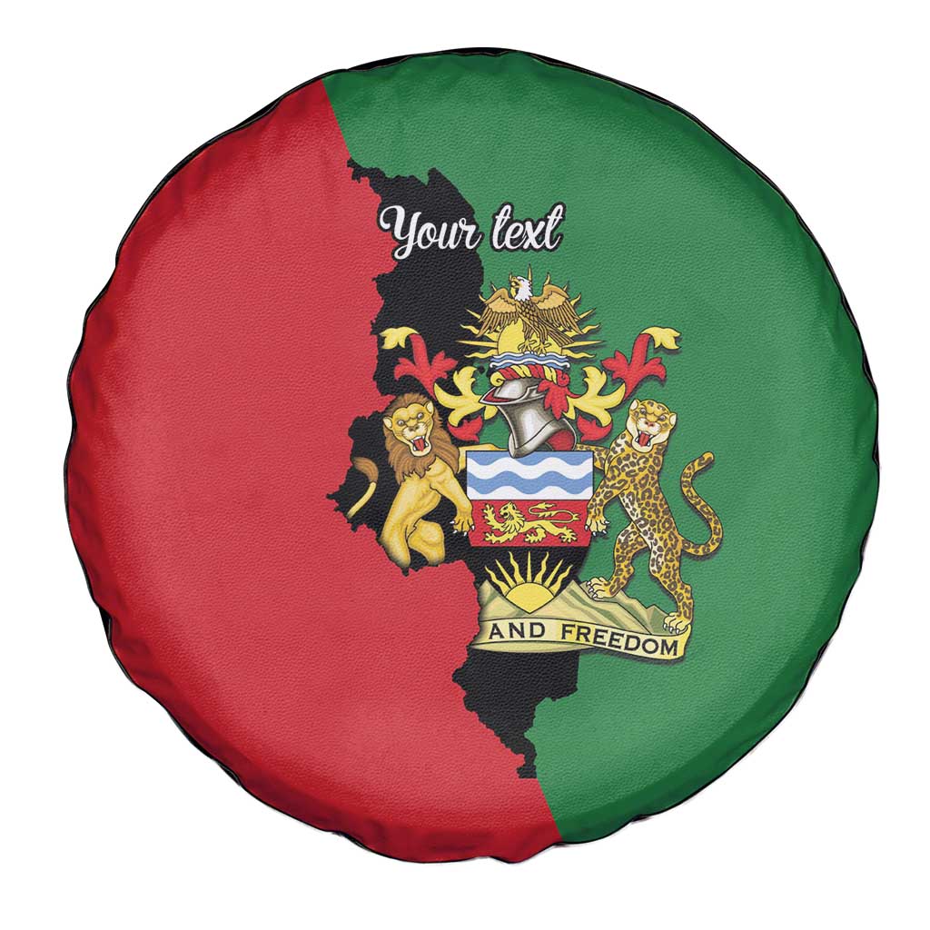 Malawi Flag Map Spare Tire Cover Simple Malawi Emblem Coat of Arms - Wonder Print Shop