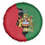 Malawi Flag Map Spare Tire Cover Simple Malawi Emblem Coat of Arms - Wonder Print Shop