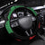 Malawi Flag Map Steering Wheel Cover Simple Malawi Emblem Coat of Arms - Wonder Print Shop