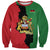 Malawi Flag Map Sweatshirt Simple Malawi Emblem Coat of Arms - Wonder Print Shop