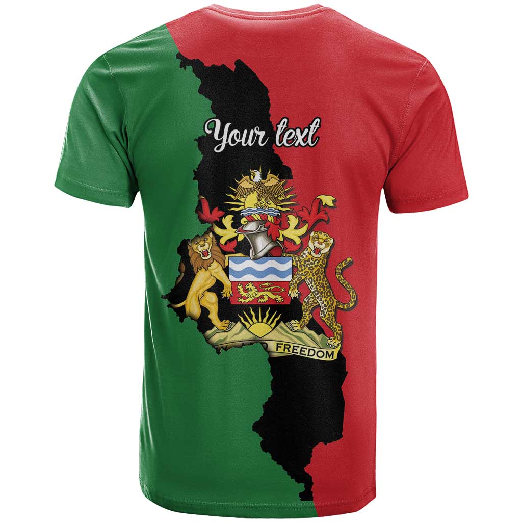Malawi Flag Map T Shirt Simple Malawi Emblem Coat of Arms - Wonder Print Shop