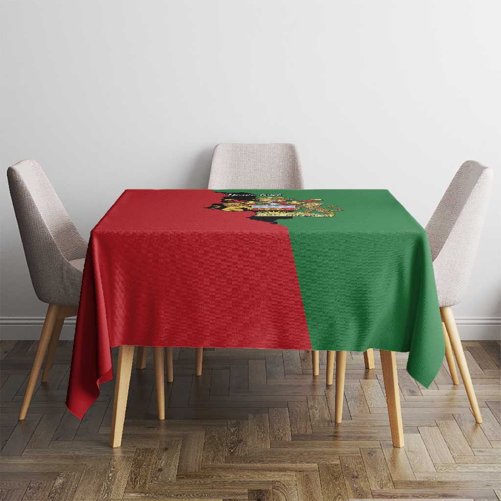 Malawi Flag Map Tablecloth Simple Malawi Emblem Coat of Arms - Wonder Print Shop