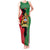 Malawi Flag Map Tank Maxi Dress Simple Malawi Emblem Coat of Arms - Wonder Print Shop