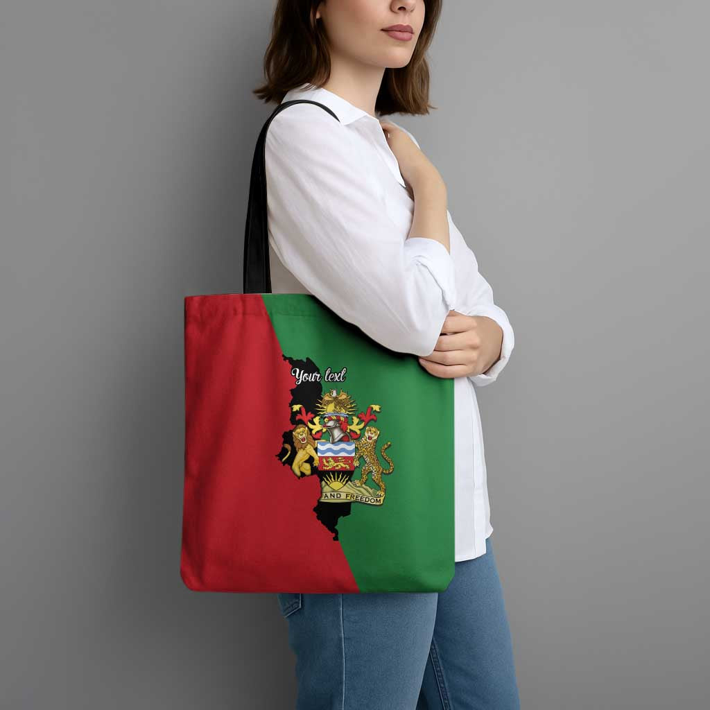 Malawi Flag Map Tote Bag Simple Malawi Emblem Coat of Arms - Wonder Print Shop
