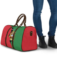 Malawi Flag Map Travel Bag Simple Malawi Emblem Coat of Arms - Wonder Print Shop