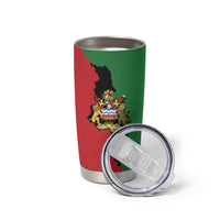 Malawi Flag Map Tumbler Cup Simple Malawi Emblem Coat of Arms - Wonder Print Shop