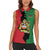 Malawi Flag Map Women Sleeveless Polo Shirt Simple Malawi Emblem Coat of Arms - Wonder Print Shop