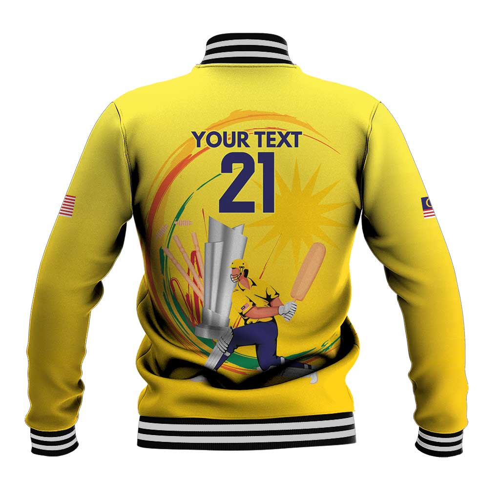 Custom Cricket Malaysia East Asia-Pacific Baseball Jacket Malaysia Road to Glory - Wonder Print Shop