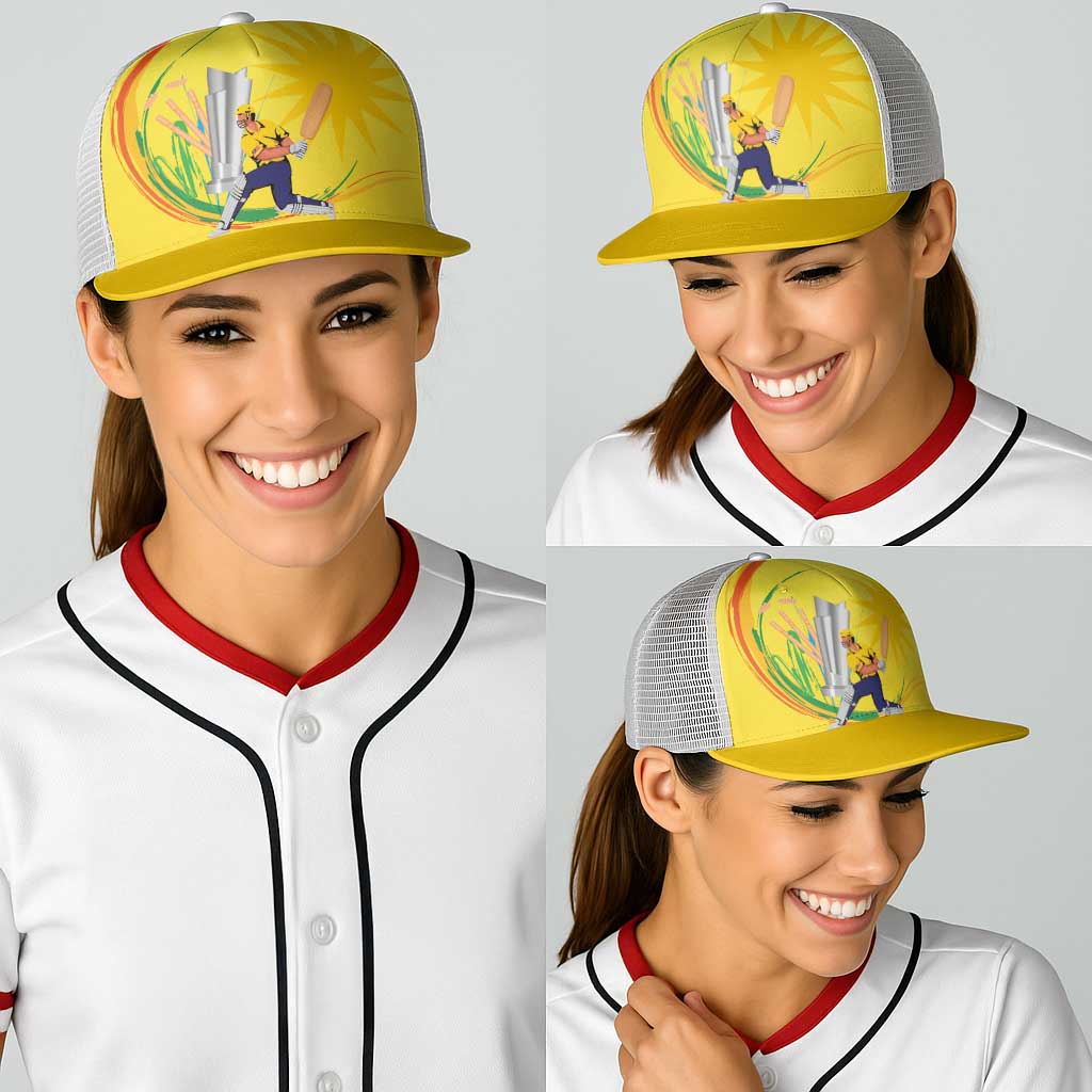 Cricket Malaysia East Asia-Pacific Baseball Net Cap Malaysia Road to Glory - Wonder Print Shop