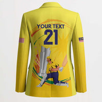 Custom Cricket Malaysia East Asia-Pacific Blazer Malaysia Road to Glory - Wonder Print Shop