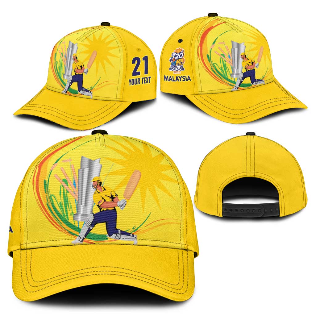 Custom Cricket Malaysia East Asia-Pacific Classic Cap Malaysia Road to Glory - Wonder Print Shop