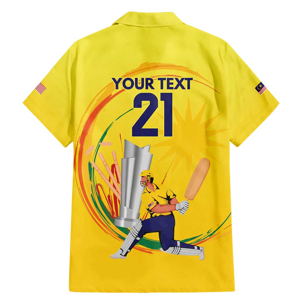 Custom Cricket Malaysia East Asia-Pacific Hawaiian Shirt Malaysia Road to Glory - Wonder Print Shop