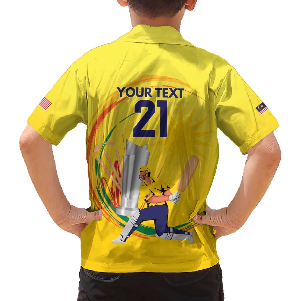 Custom Cricket Malaysia East Asia-Pacific Hawaiian Shirt Malaysia Road to Glory - Wonder Print Shop