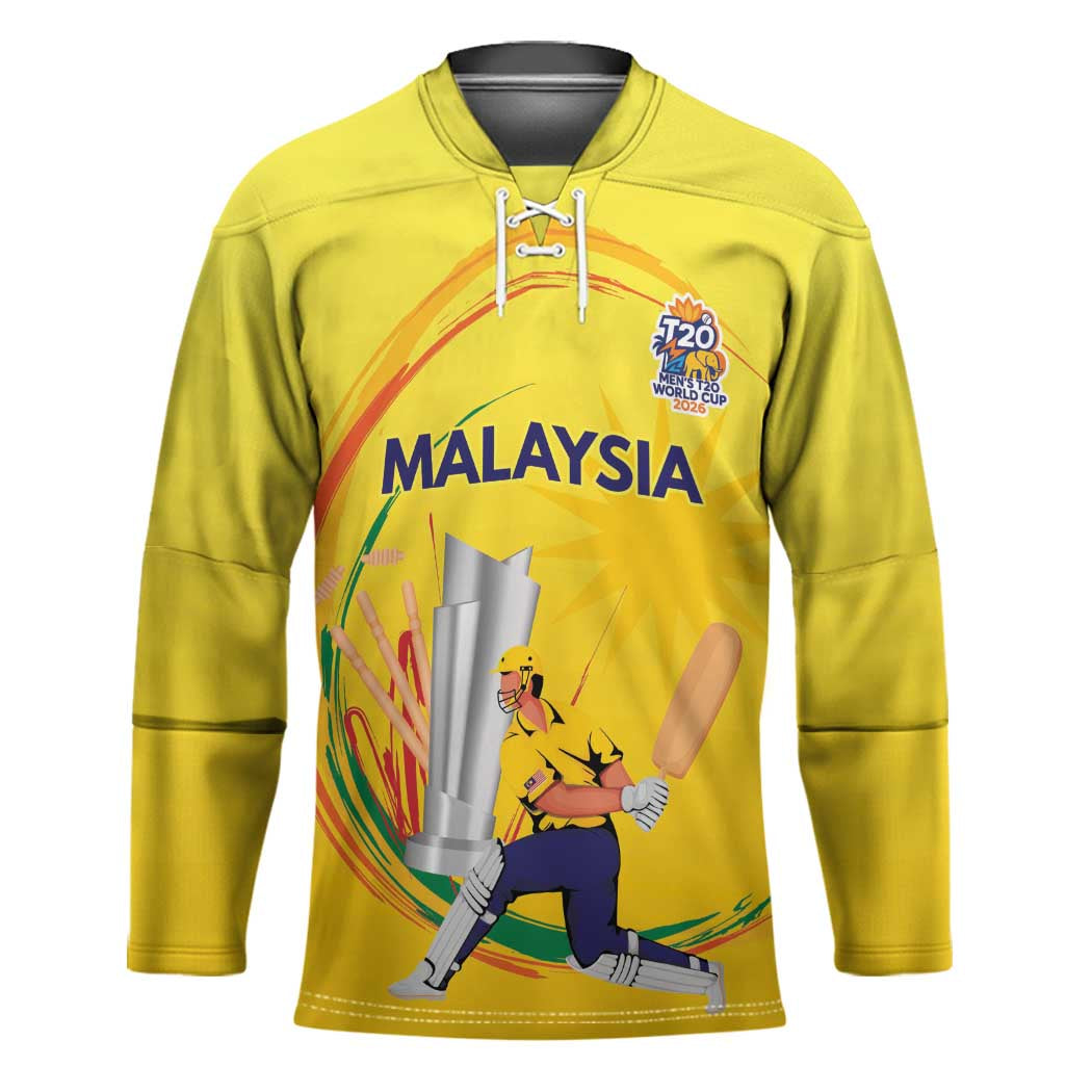 Custom Cricket Malaysia East Asia-Pacific Hockey Jersey Malaysia Road to Glory - Wonder Print Shop