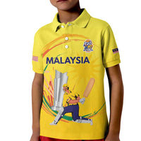 Custom Cricket Malaysia East Asia-Pacific Kid Polo Shirt Malaysia Road to Glory - Wonder Print Shop