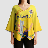 Custom Cricket Malaysia East Asia-Pacific Kimono Sleeve Blouse Malaysia Road to Glory - Wonder Print Shop