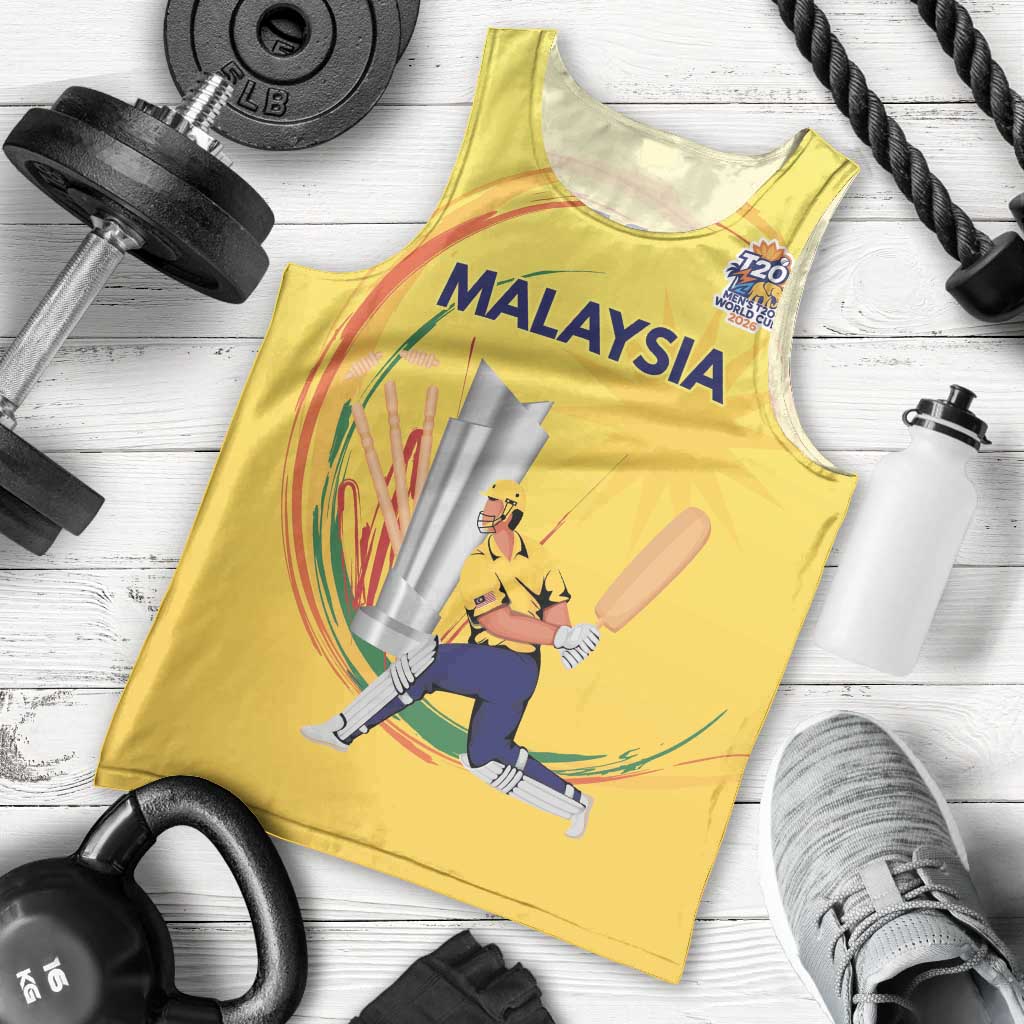 Custom Cricket Malaysia East Asia-Pacific Men Tank Top Malaysia Road to Glory - Wonder Print Shop