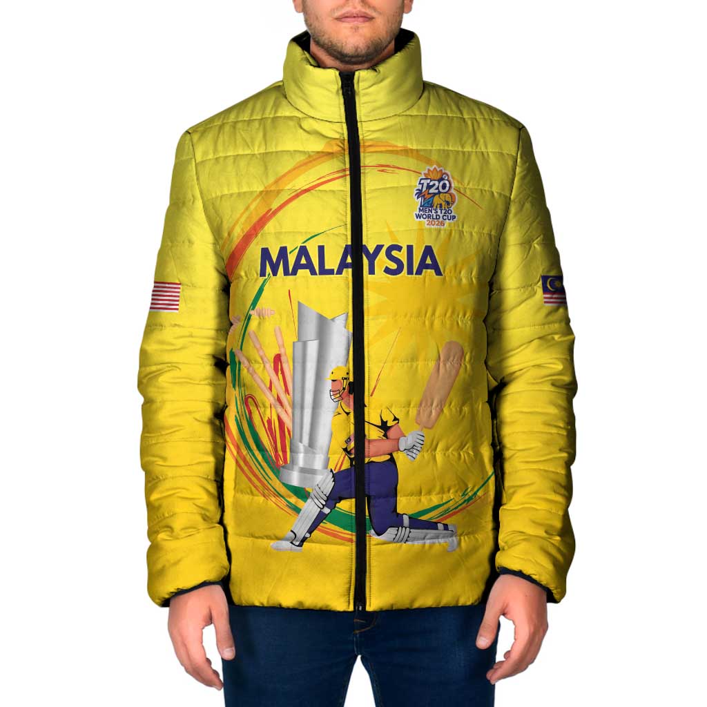 Custom Cricket Malaysia East Asia-Pacific Padded Jacket Malaysia Road to Glory - Wonder Print Shop