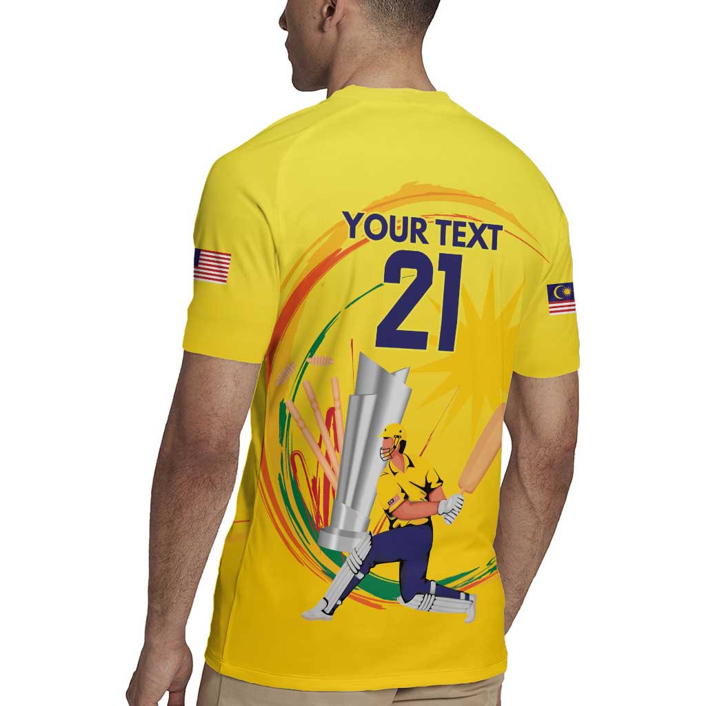 Custom Cricket Malaysia East Asia-Pacific Rugby Jersey Malaysia Road to Glory - Wonder Print Shop
