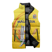 Custom Cricket Malaysia East Asia-Pacific Sleeveless Puffer Jacket Malaysia Road to Glory - Wonder Print Shop