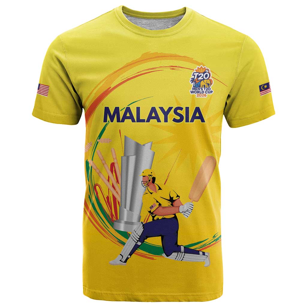 Custom Cricket Malaysia East Asia-Pacific T Shirt Malaysia Road to Glory - Wonder Print Shop
