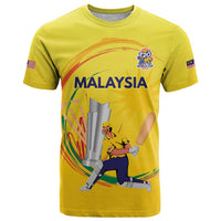 Custom Cricket Malaysia East Asia-Pacific T Shirt Malaysia Road to Glory - Wonder Print Shop