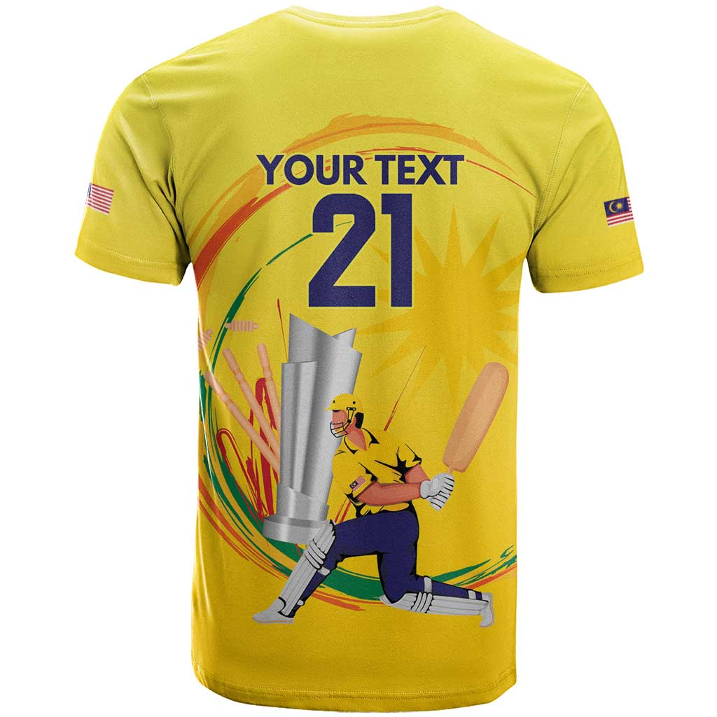 Custom Cricket Malaysia East Asia-Pacific T Shirt Malaysia Road to Glory - Wonder Print Shop