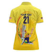 Custom Cricket Malaysia East Asia-Pacific Women Polo Shirt Malaysia Road to Glory - Wonder Print Shop