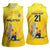 Custom Cricket Malaysia East Asia-Pacific Women Sleeveless Polo Shirt Malaysia Road to Glory - Wonder Print Shop