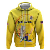 Custom Cricket Malaysia East Asia-Pacific Zip Hoodie Malaysia Road to Glory - Wonder Print Shop