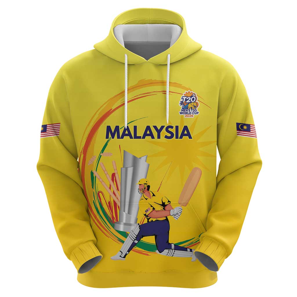 Custom Cricket Malaysia East Asia-Pacific Zip Hoodie Malaysia Road to Glory - Wonder Print Shop