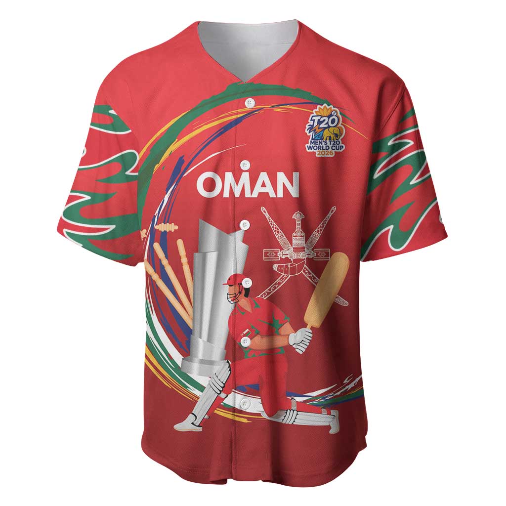 Custom Cricket Oman East Asia-Pacific Baseball Jersey Oman Home Victory Spirit - Wonder Print Shop