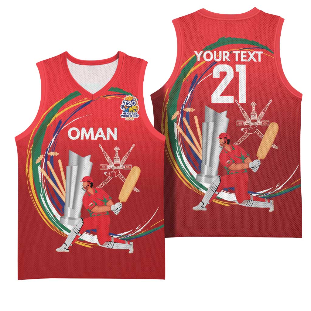 Custom Cricket Oman East Asia-Pacific Basketball Jersey Oman Home Victory Spirit - Wonder Print Shop