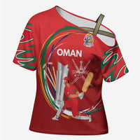 Custom Cricket Oman East Asia-Pacific Cross Shoulder Shirt Oman Home Victory Spirit - Wonder Print Shop
