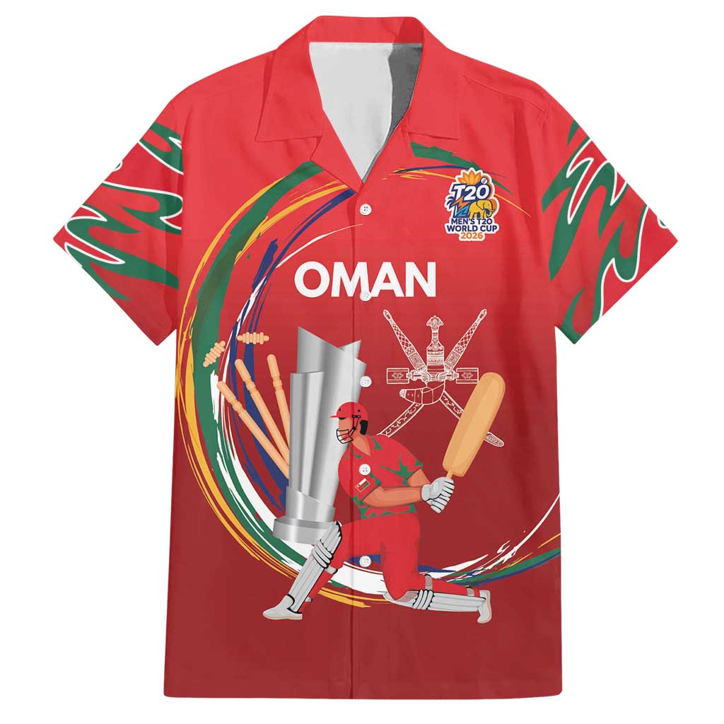 Custom Cricket Oman East Asia-Pacific Hawaiian Shirt Oman Home Victory Spirit - Wonder Print Shop