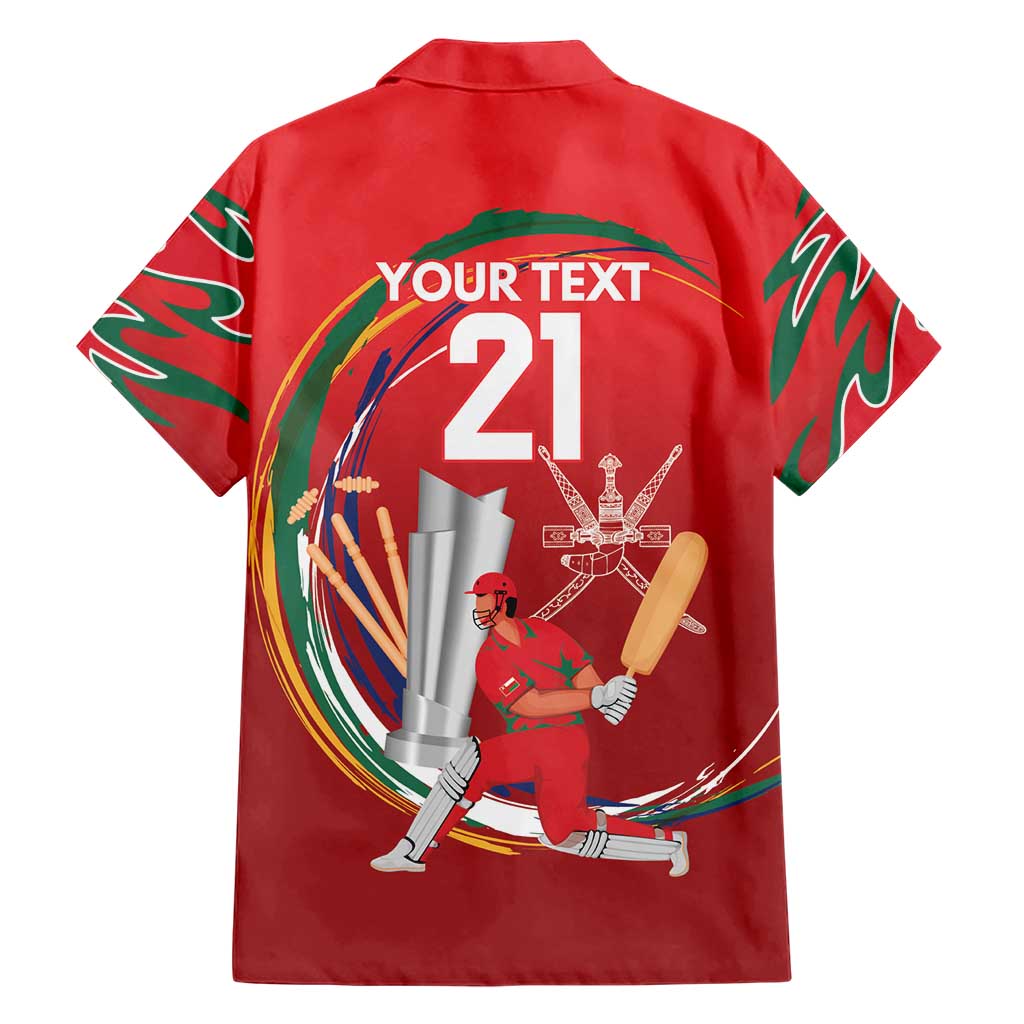 Custom Cricket Oman East Asia-Pacific Hawaiian Shirt Oman Home Victory Spirit - Wonder Print Shop
