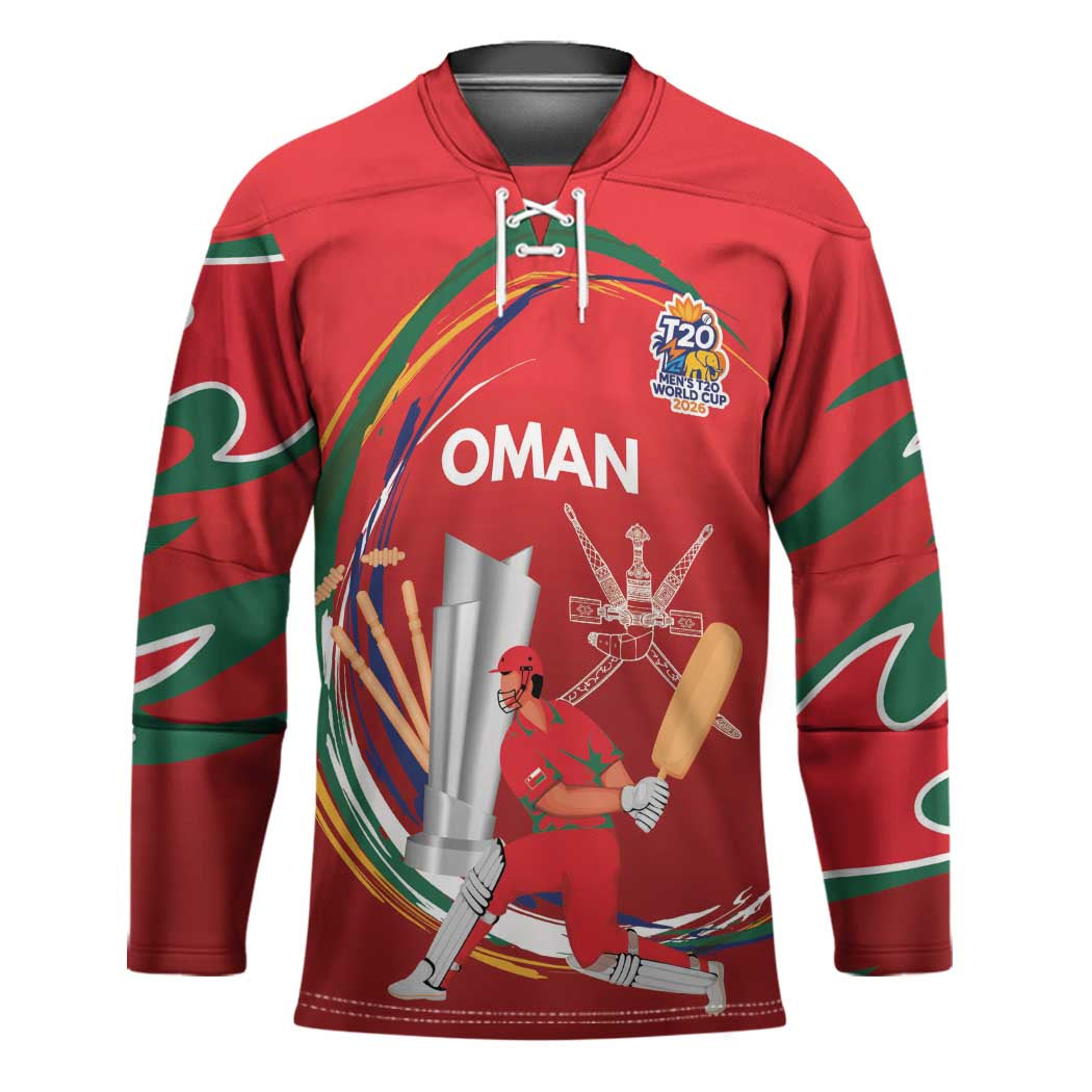 Custom Cricket Oman East Asia-Pacific Hockey Jersey Oman Home Victory Spirit - Wonder Print Shop