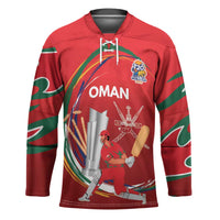 Custom Cricket Oman East Asia-Pacific Hockey Jersey Oman Home Victory Spirit - Wonder Print Shop