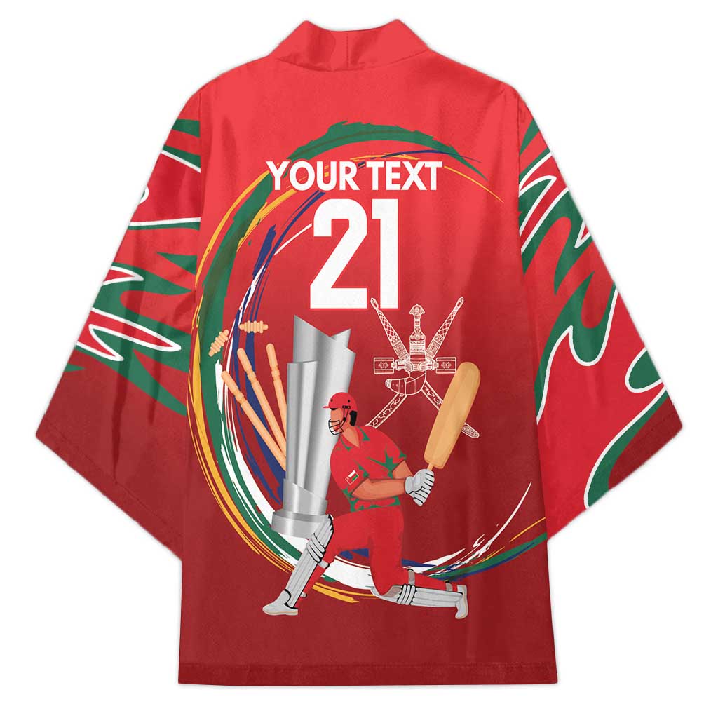 Custom Cricket Oman East Asia-Pacific Kimono Oman Home Victory Spirit - Wonder Print Shop