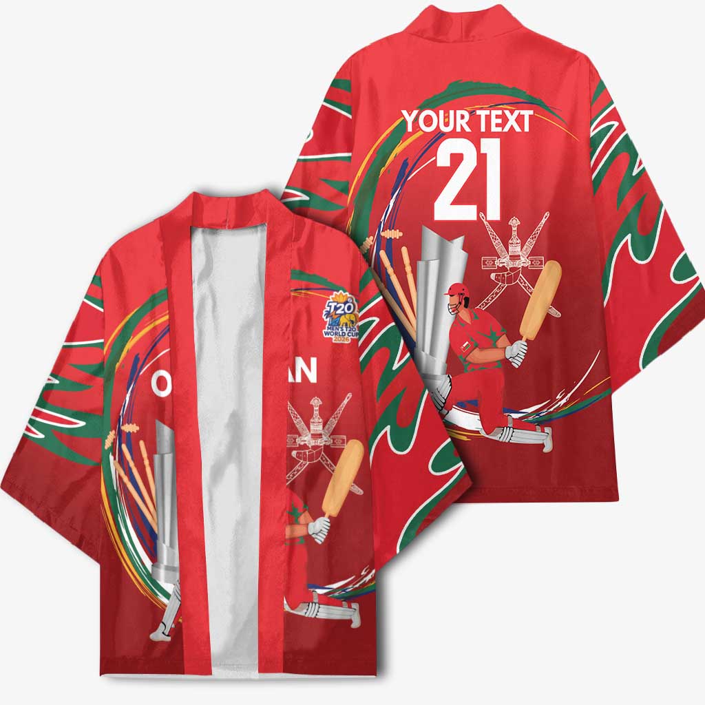 Custom Cricket Oman East Asia-Pacific Kimono Oman Home Victory Spirit - Wonder Print Shop
