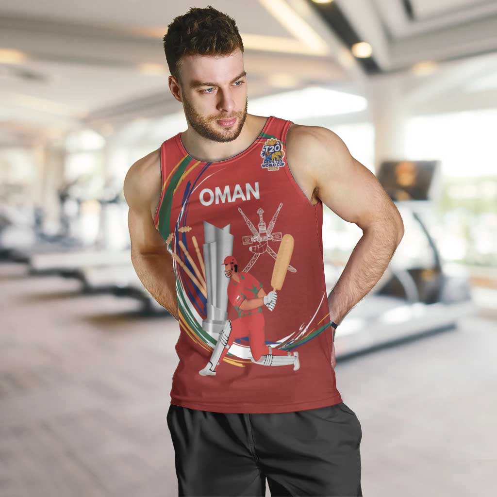 Custom Cricket Oman East Asia-Pacific Men Tank Top Oman Home Victory Spirit - Wonder Print Shop