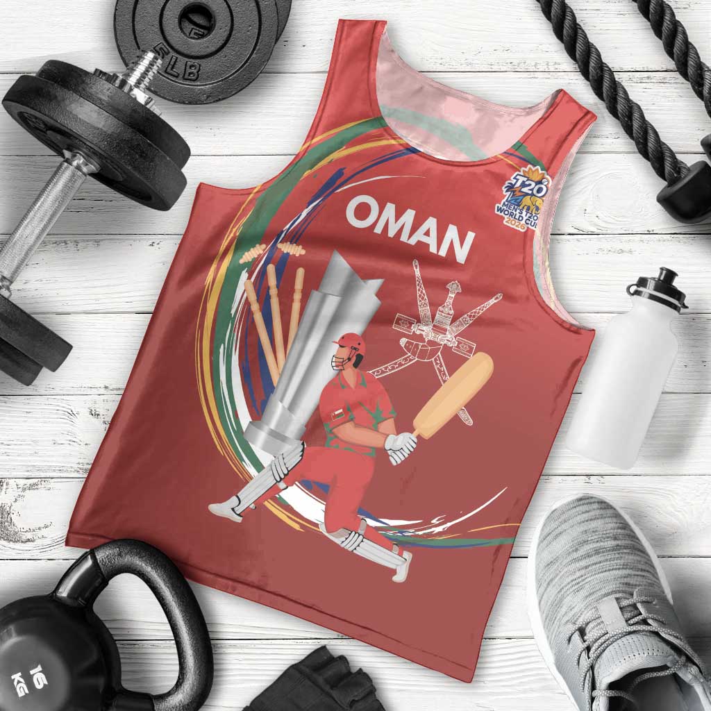 Custom Cricket Oman East Asia-Pacific Men Tank Top Oman Home Victory Spirit - Wonder Print Shop