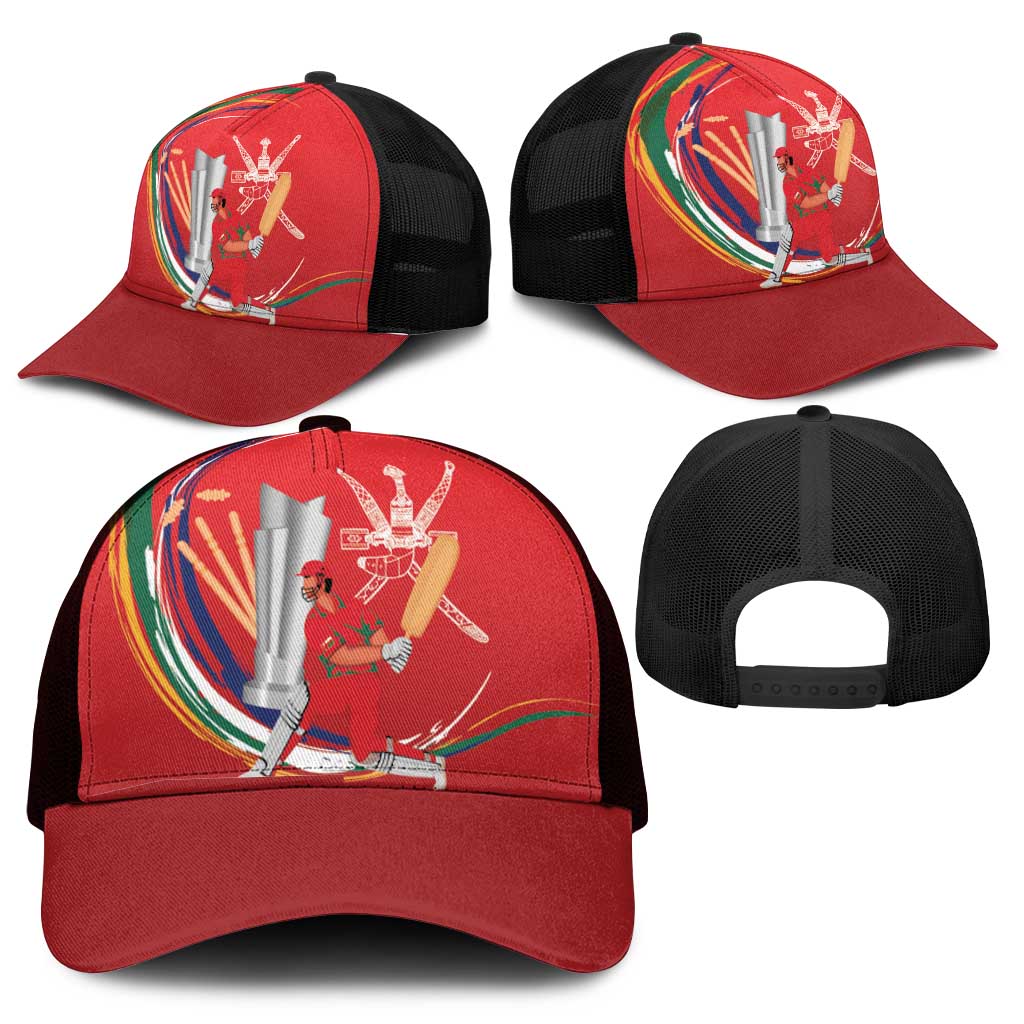 Cricket Oman East Asia-Pacific Mesh Trucker Cap Oman Home Victory Spirit - Wonder Print Shop