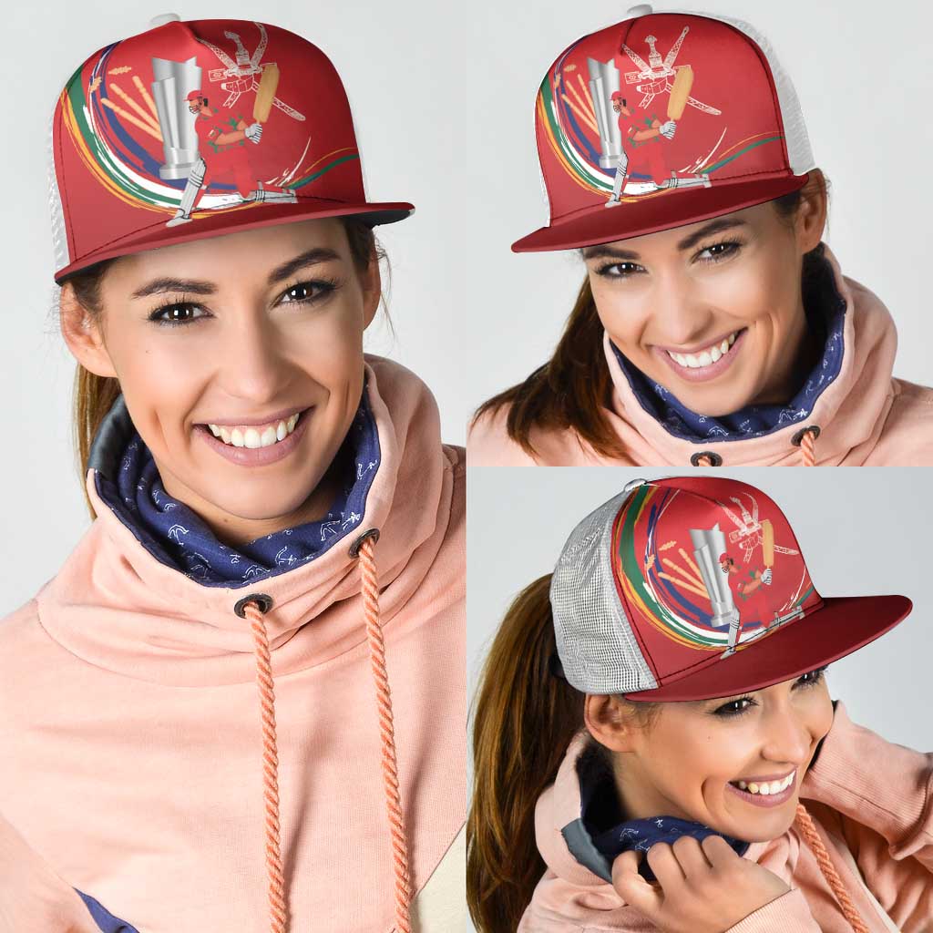 Cricket Oman East Asia-Pacific Mesh Trucker Cap Oman Home Victory Spirit - Wonder Print Shop