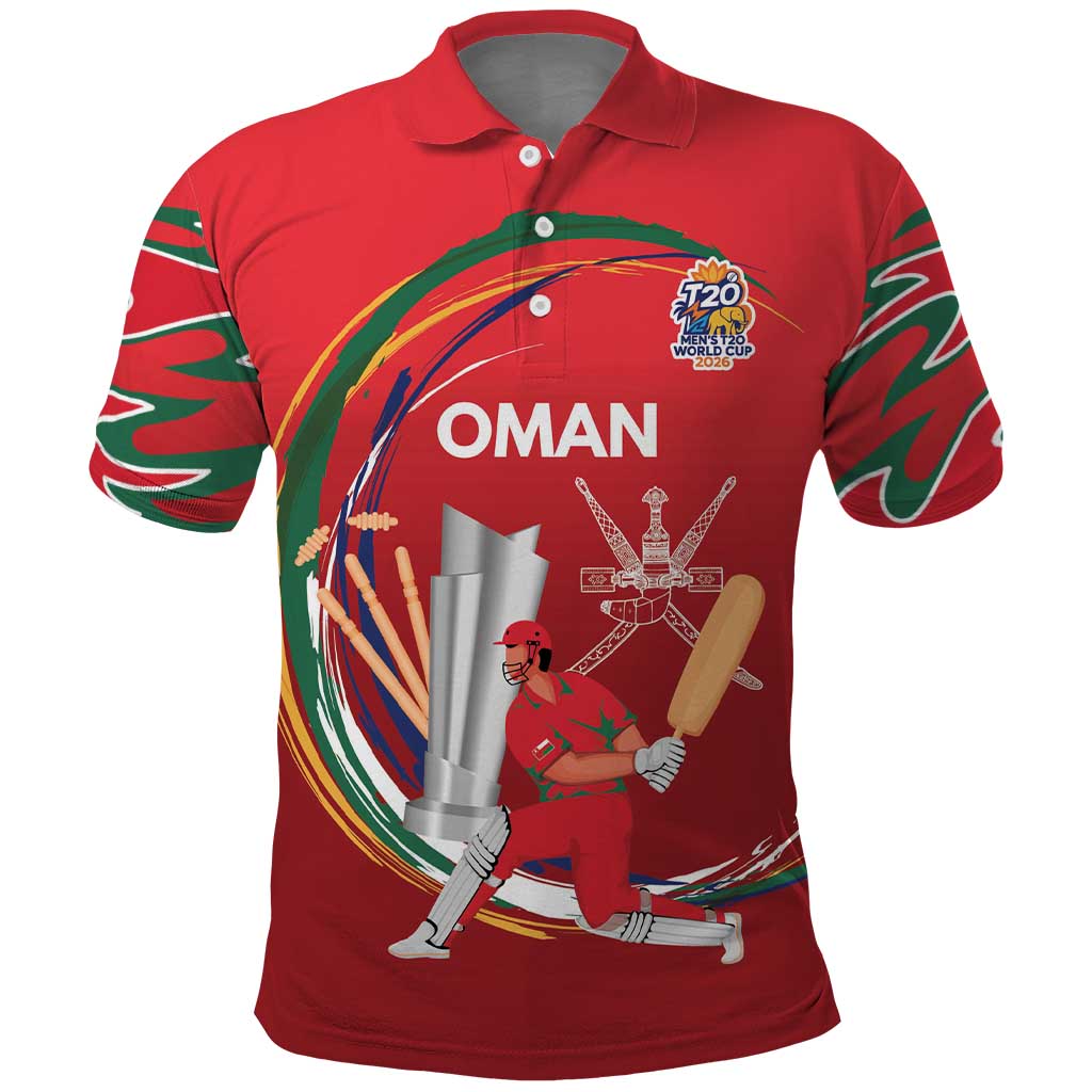 Custom Cricket Oman East Asia-Pacific Polo Shirt Oman Home Victory Spirit - Wonder Print Shop