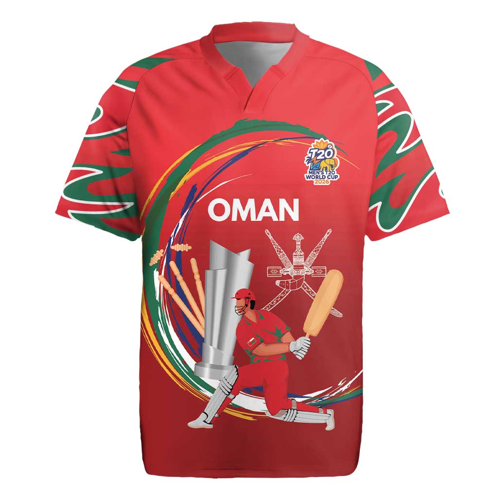 Custom Cricket Oman East Asia-Pacific Rugby Jersey Oman Home Victory Spirit - Wonder Print Shop