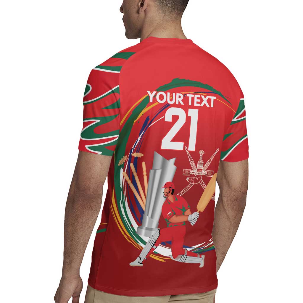 Custom Cricket Oman East Asia-Pacific Rugby Jersey Oman Home Victory Spirit - Wonder Print Shop